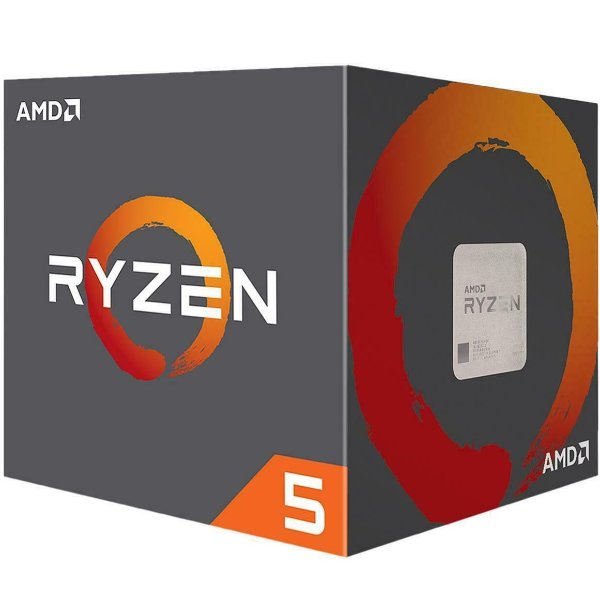 Ryzen 5 2600 6核12线程 处理器带散热器 加速3.9 GHz