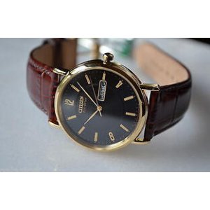 Citizen Men's BM8242-08E Eco-Drive Gold-Tone Stainless Steel Watch 