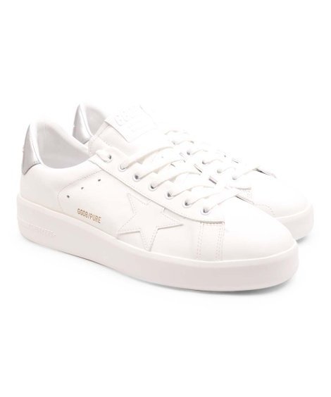 White & Gray Star Purestar Leather Sneaker - Men