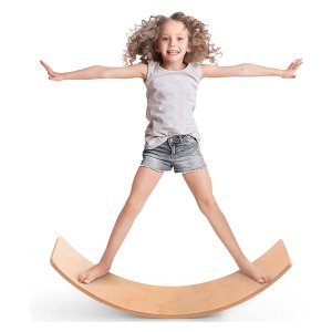 PLAY-IN-JOY 木质拱形儿童平衡板 健身玩具