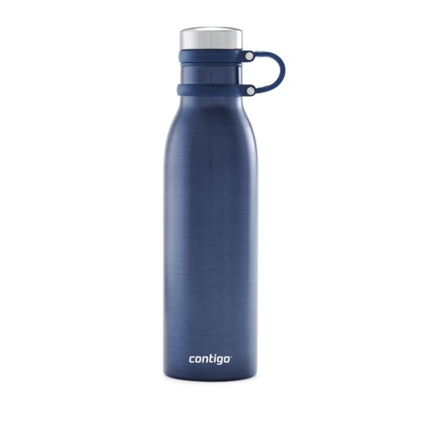 Couture Thermalock Vacuum-insulated Stainless Steel Water Bottle, 20 Oz., Blueberry Transparent