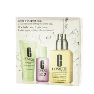 Clinique 3 Piece 3 Step Skin Care Introduction Kit for Unisex