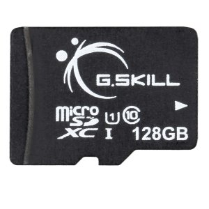 G.Skill 128GB microSDXC UHS-I/U1 Class 10 Memory Card without Adapter