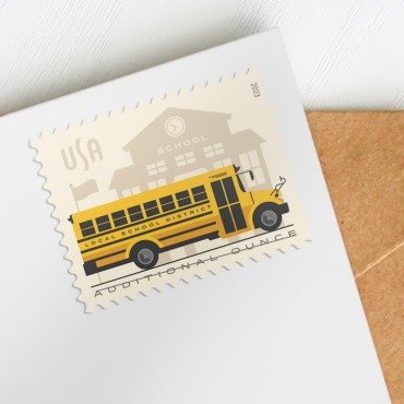 校车邮票