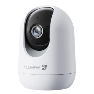 MUBVIEW Indoor 2.4G WiFi Wired Camera with Night Vision Secuirty Camera
