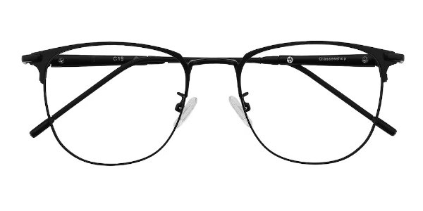 Haywood Oval Black Eyeglasses