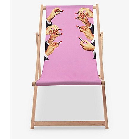 SELETTI 山毛榉木 帆布躺椅 87cm