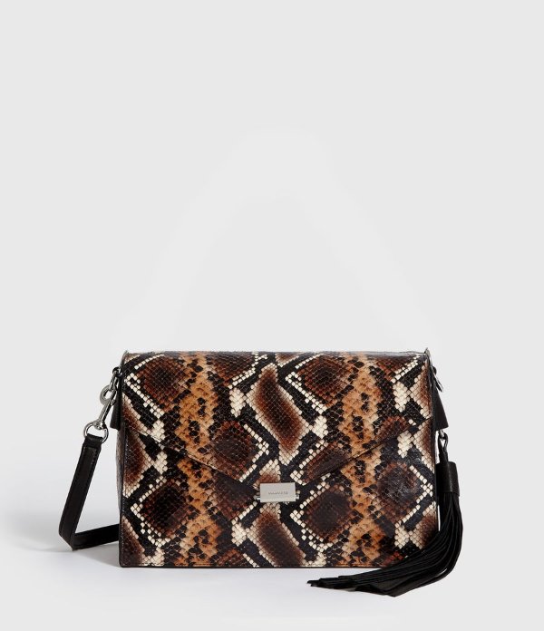Miki Sliver Leather Shoulder Bag