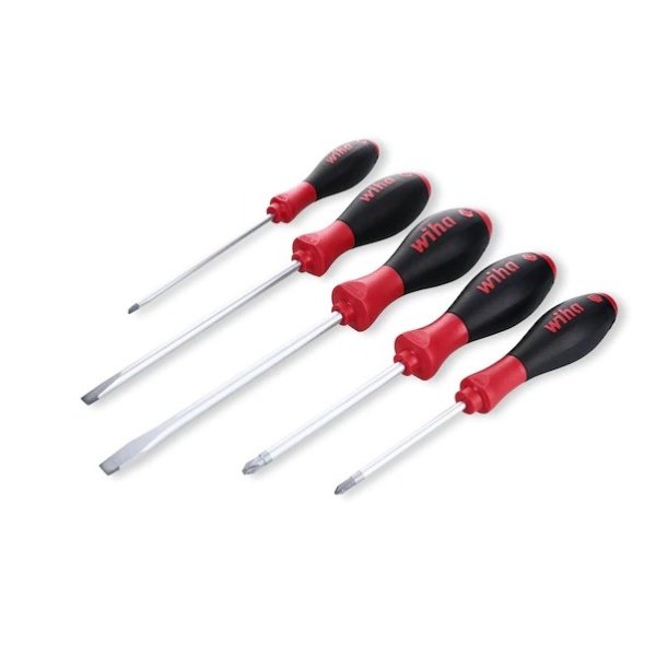 SoftFinish 5-Piece Slottedhead and Phillips Screwdriver Set