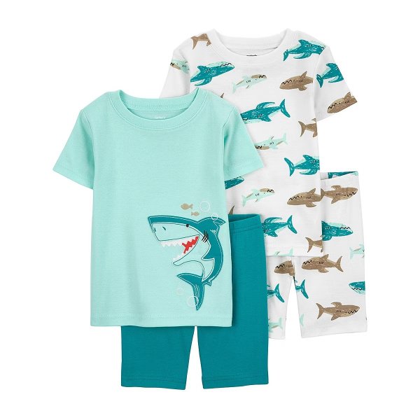 new!Carter's Toddler Boys 4-pc. Shorts Pajama Set