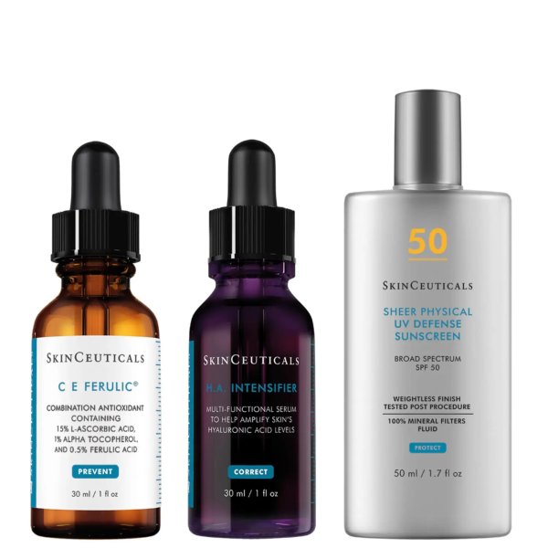 Plumping Vitamin C and Mineral Sunscreen Hyaluronic Acid Kit (Worth $311)