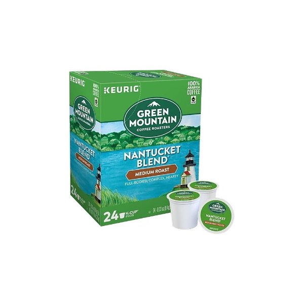 Shop Staples for Keurig® K-Cup® Green Mountain® Nantucket Blend Coffee, Regular, 24 Pack