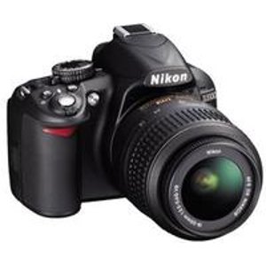 （翻新）尼康D3100 14.2 MP 单反数码相机微/18-55mm G VR DX AF-S变焦镜头