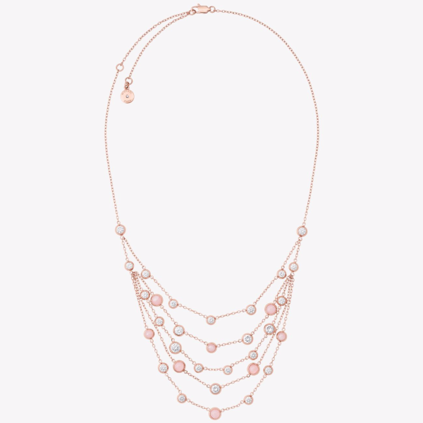 Rose Gold-Tone Multi-Strand Necklace