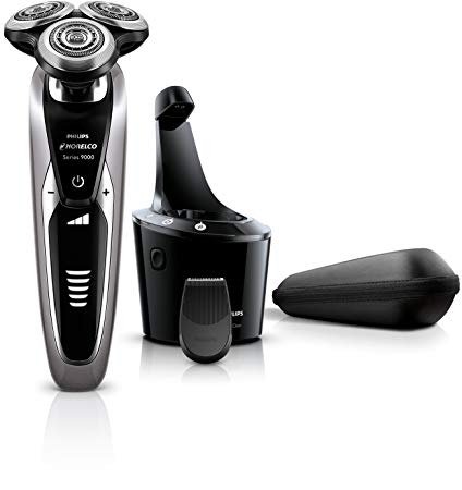Shaver 9300 with SmartClean, Rechargeable Wet/Dry Electric Shaver with Precision Trimmer Attachment, S9311/87