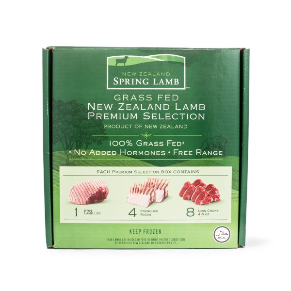 New Zealand Spring Lamb Grass Fed Lamb Butcher Box 9.63 lb