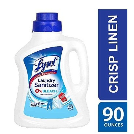 Lysol Laundry Sanitizer Additive, Crisp Linen, 90oz