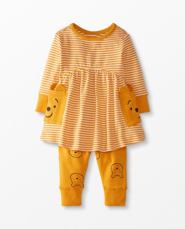 Winnie the Pooh Baby Dress & Legging Set