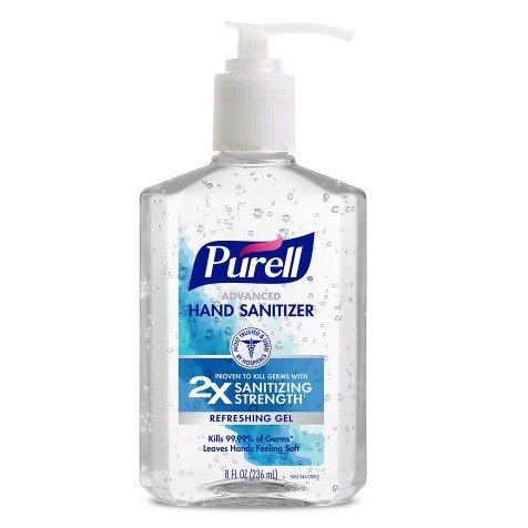 Purell Advanced Hand Sanitizer, Pump Original8.0fl oz