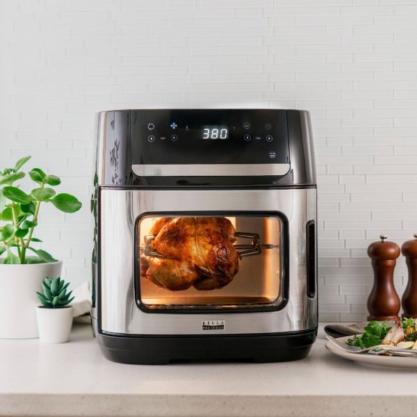 Pro Series - 12.6-qt. Digital Air Fryer Oven - Stainless Steel