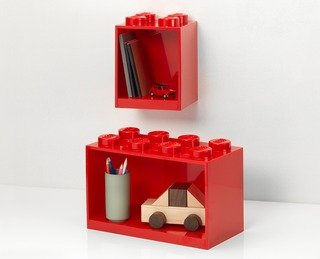 Brick Shelf Set – Red 5006922 | Other | Buy online at the Official LEGO® Shop US