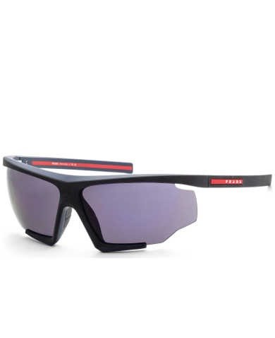 Prada Men's Blue Irregular Sunglasses SKU: PS-07YS-13K05U-76 UPC: 8056597884280
