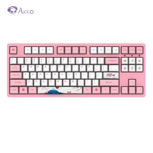 AKKO 3087 mechanical keyboard world tour Tokyo cherry blossom keyboard