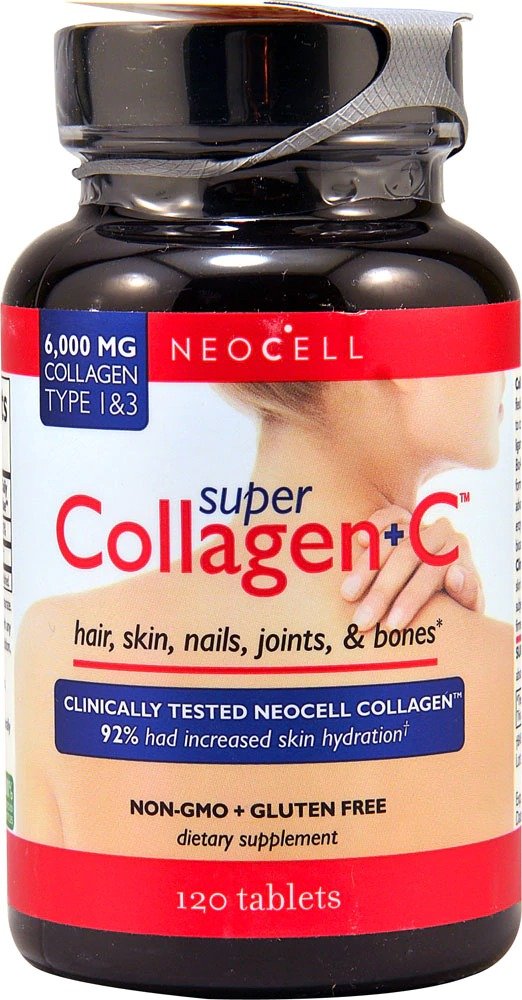 Super Collagen Plus C™ -- 6000 mg - 120 Tablets