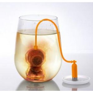 Fred and Friends DEEP TEA DIVER Silicone Tea Infuser @ Amazon