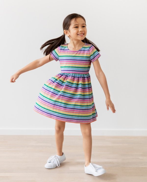 Bright Basics Stripe Dress