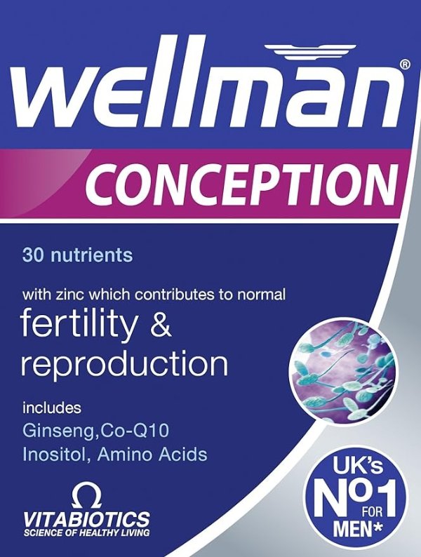 Wellman 男士备孕营养片,30片