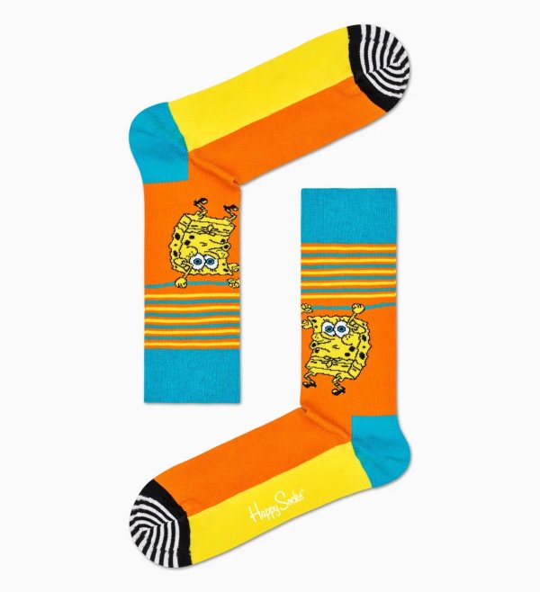 x Sponge Bob: Let’s Work It Out Socks