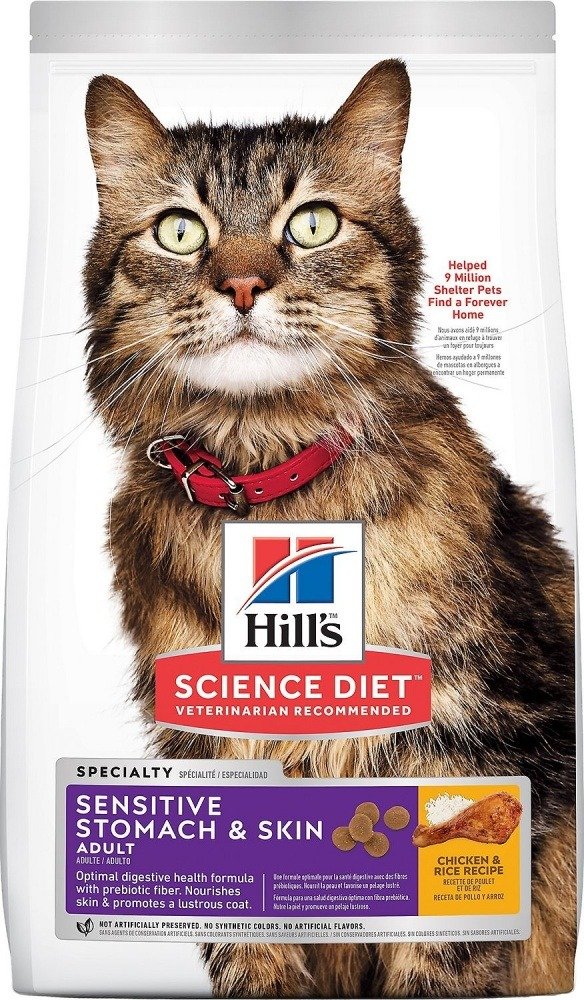 成年猫护胃护毛鸡肉猫粮 15.5lb