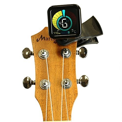 RockJam WeTune - A Clip-On Tuner for all instruments - Guitar, Bass, Ukulele, Violin & Chromatic Tuning Modes