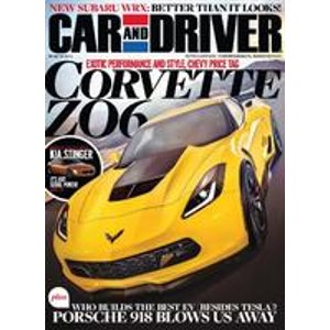 订阅一年《Car and Driver》杂志