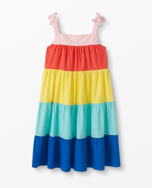 Colorblock Twirl Dress