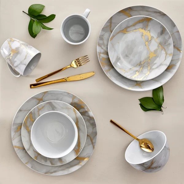 Ned 16 Piece Dinnerware Set, Service for 4Ned 16 Piece Dinnerware Set, Service for 4Ratings & ReviewsCustomer PhotosQuestions & AnswersShipping & ReturnsMore to Explore