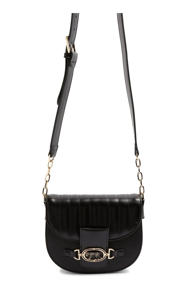 Panther Trophy Faux Leather Crossbody Bag