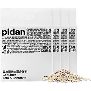 Pidan混合型豆腐猫砂 5.3lb*4包