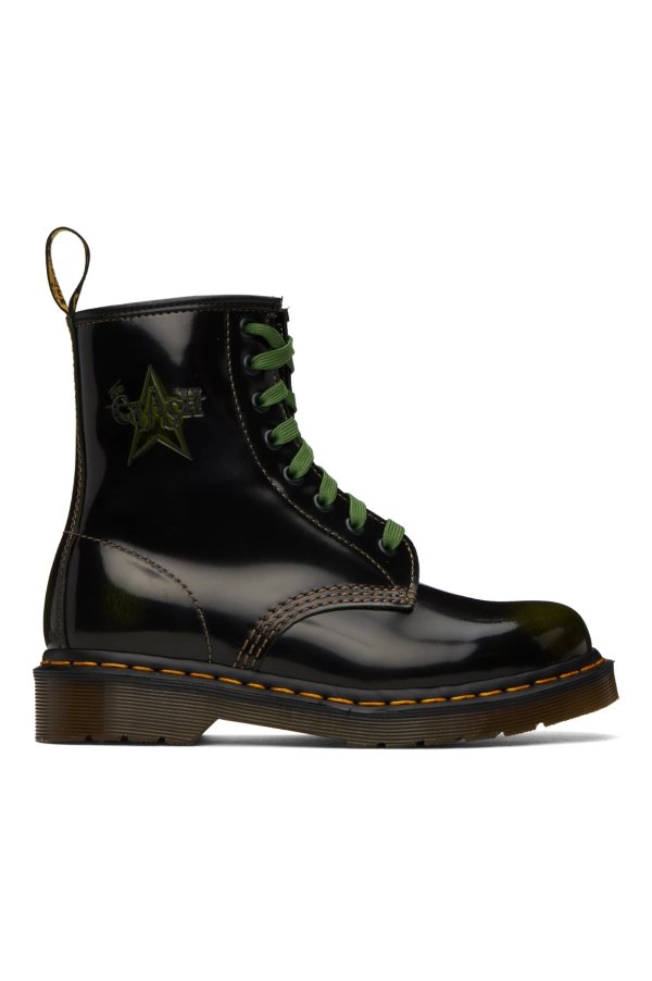 Green 1460 The Clash Boots