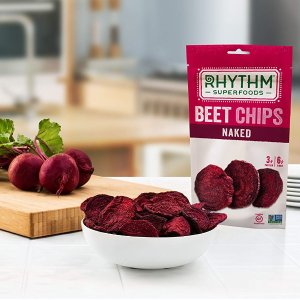 Rhythm Superfoods Beet Chips, Naked (Pack of 4)