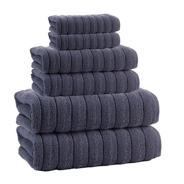 Vague 6-Pc. Turkish Cotton Towel Set