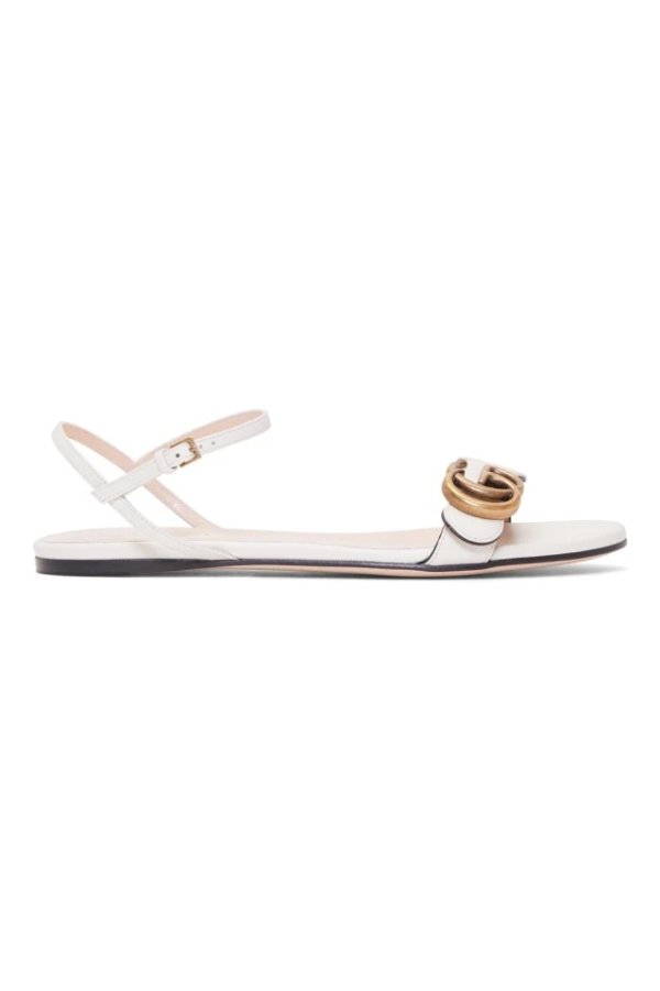 Off-White Leather GG Sandals
