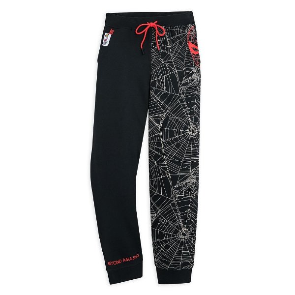 Spider-Man 60th Anniversary Jogger Sweatpants for Adults by Ashley Eckstein | shopDisney