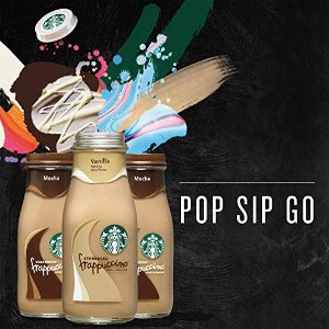Starbucks Frappuccino Drinks, Mocha and Vanilla Flavors 15 Bottles
