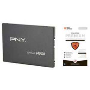 PNY Optima 2.5" 240GB SATA III SSD + Total Defense Internet Security