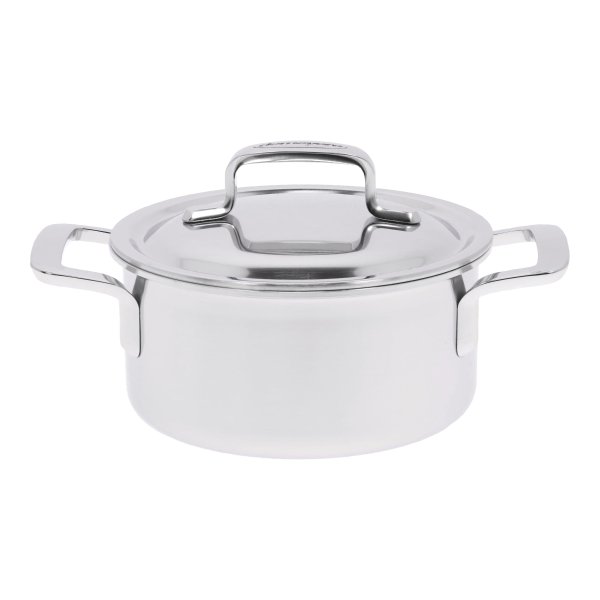 Demeyere Intense 5 5.5 qt, 18/10 Stainless Steel, Stew pot with double walled lid