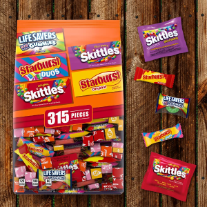 Skittles、Starburst & Life Savers 万圣节糖果分享装 315小包