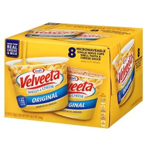 Velveeta Shells & Cheese Pasta, Original, Single Serve Microwave Cups, 8 Count