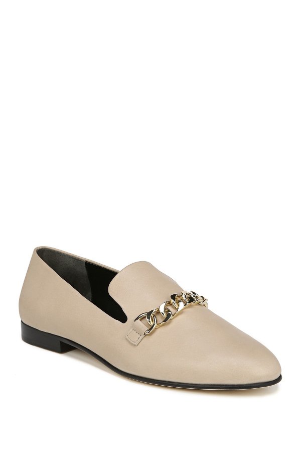 Yania Chain Link Leather Loafer